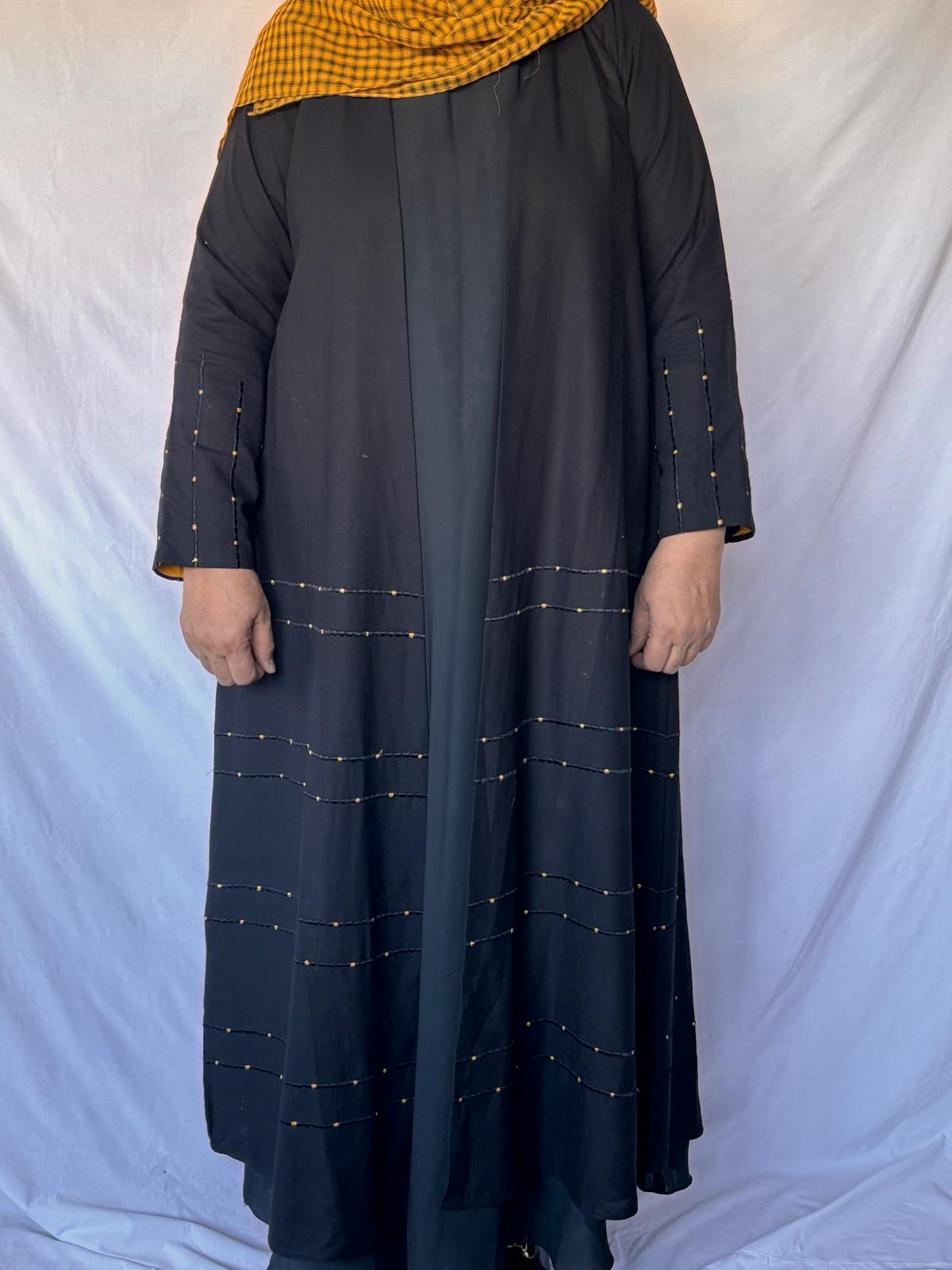 Golden Dot Abaya